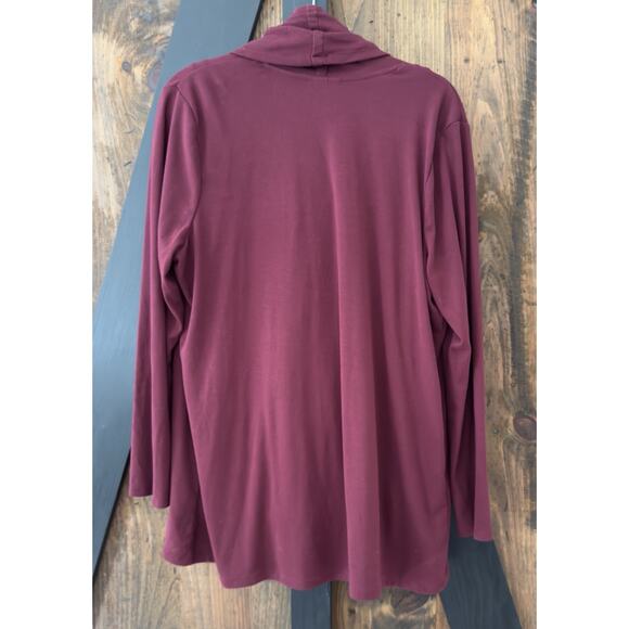 J. Jill Pure Jill Cardigan Sweater Draped Two Way Scarf w/Matching Tank Size XL - Picture 2 of 12